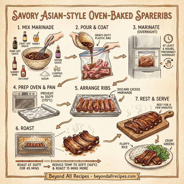 Savory Asian-Style Oven-Baked Spareribs instructions