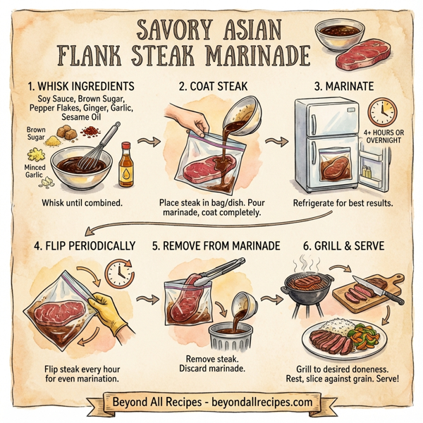 Savory Asian Flank Steak Marinade instructions