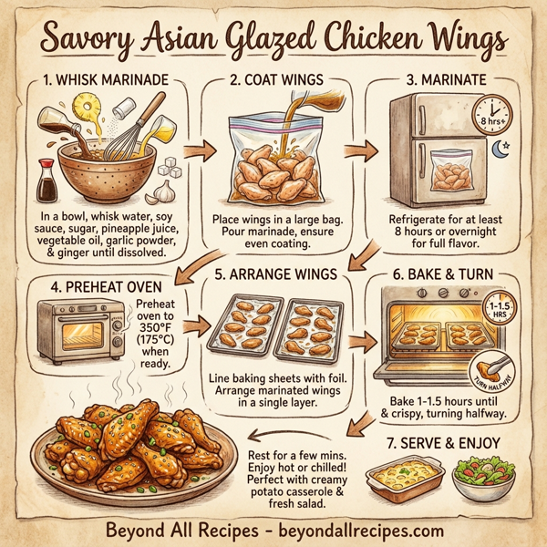 Savory Asian Glazed Chicken Wings instructions