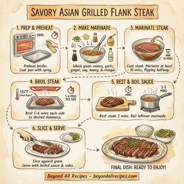 Savory Asian Grilled Flank Steak instructions