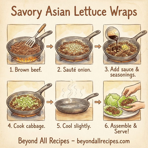 Savory Asian Lettuce Wraps instructions