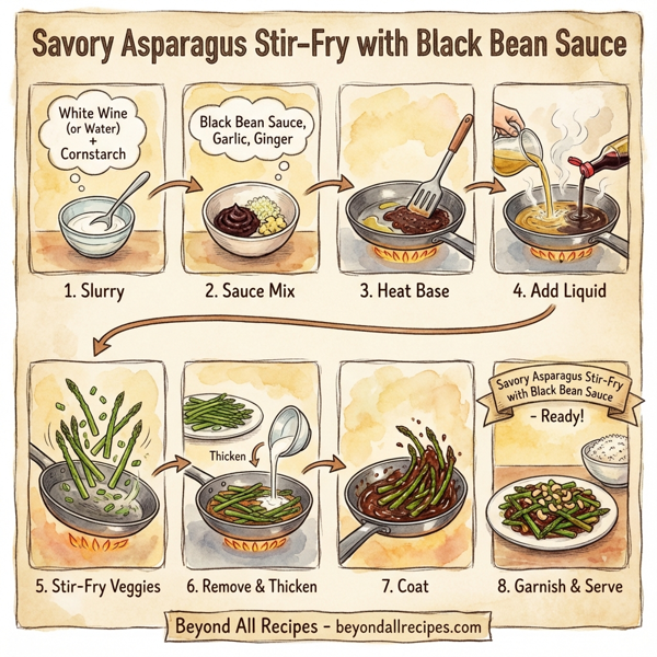 Savory Asparagus Stir-Fry with Black Bean Sauce instructions