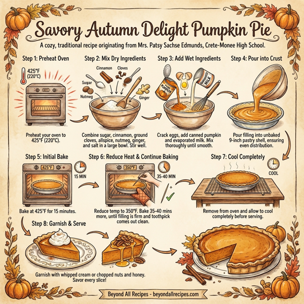 Savory Autumn Delight Pumpkin Pie instructions
