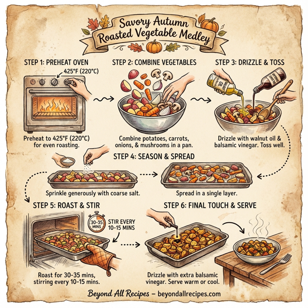 Savory Autumn Roasted Vegetable Medley instructions
