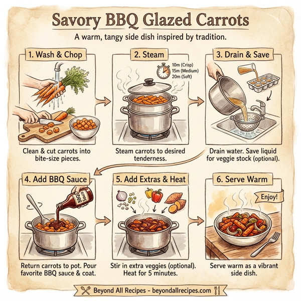 Savory BBQ Glazed Carrots instructions