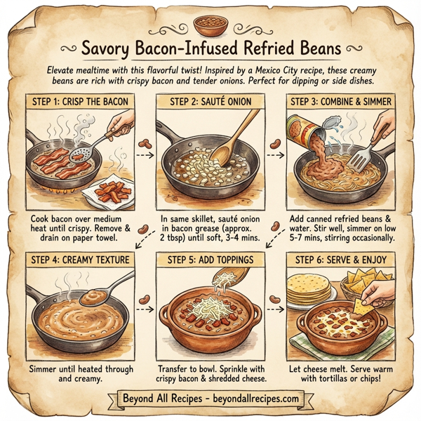 Savory Bacon-Infused Refried Beans instructions