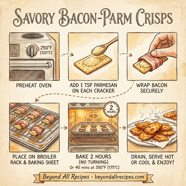 Savory Bacon-Parm Crisps instructions