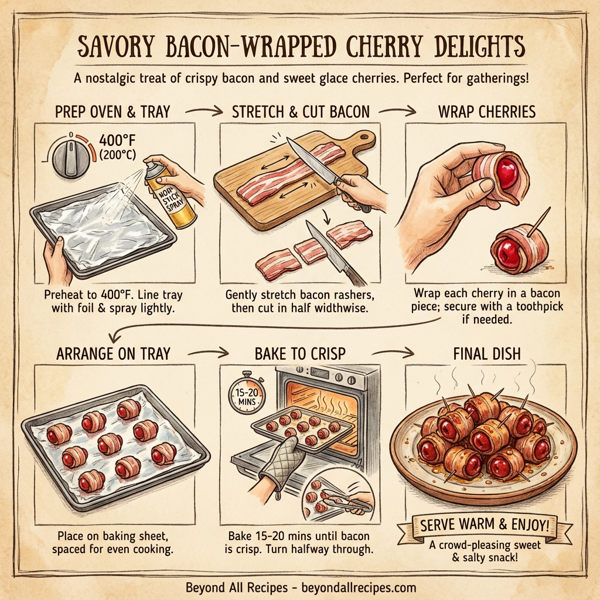 Savory Bacon-Wrapped Cherry Delights instructions