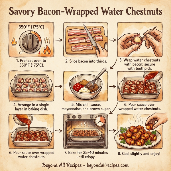 Savory Bacon-Wrapped Water Chestnuts instructions