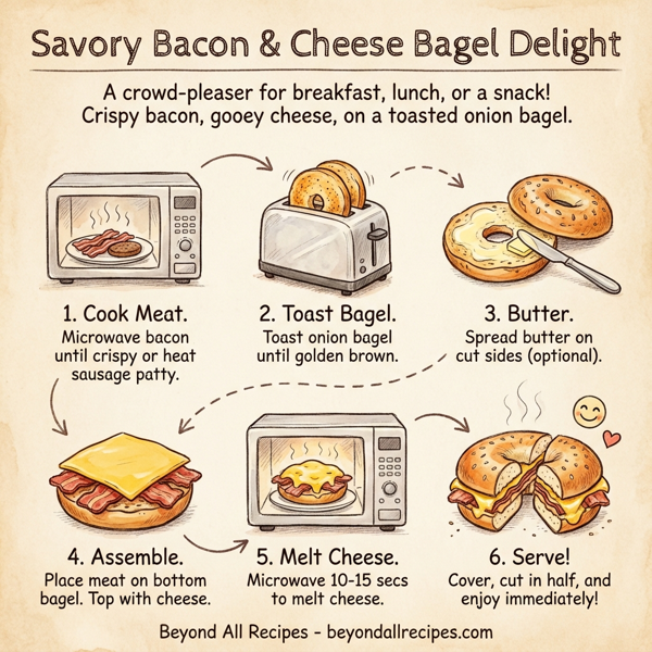 Savory Bacon & Cheese Bagel Delight instructions