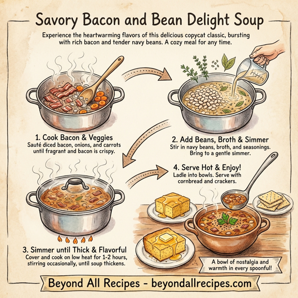 Savory Bacon and Bean Delight Soup instructions