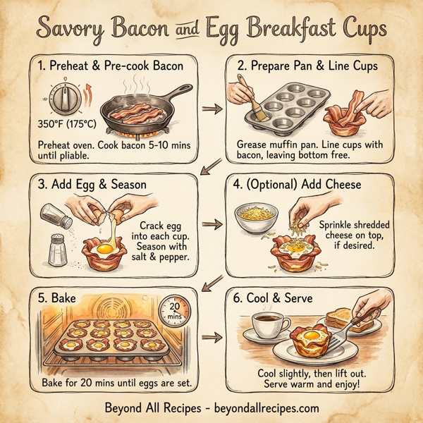 Savory Bacon and Egg Breakfast Cups instructions