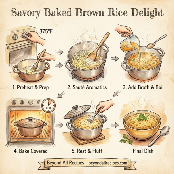 Savory Baked Brown Rice Delight instructions