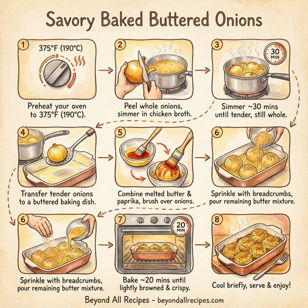 Savory Baked Buttered Onions instructions