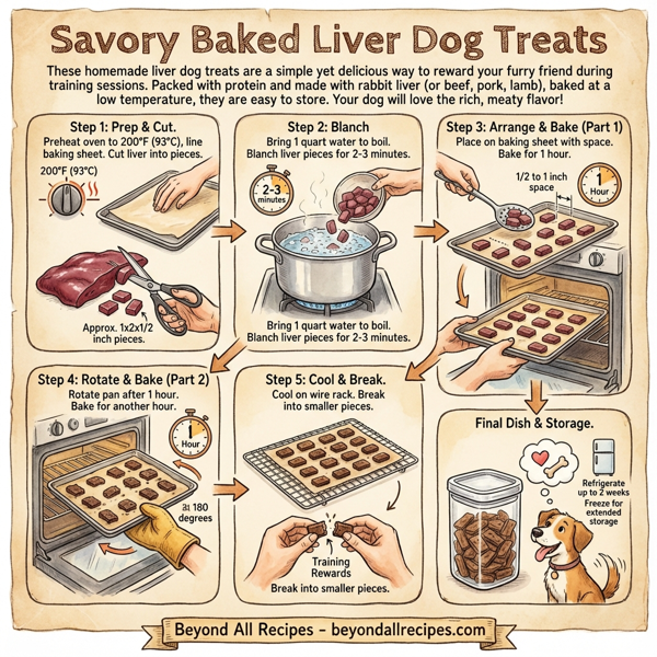 Savory Baked Liver Dog Treats instructions
