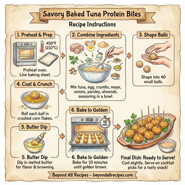 Savory Baked Tuna Protein Bites instructions