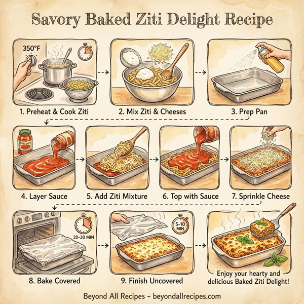 Savory Baked Ziti Delight instructions
