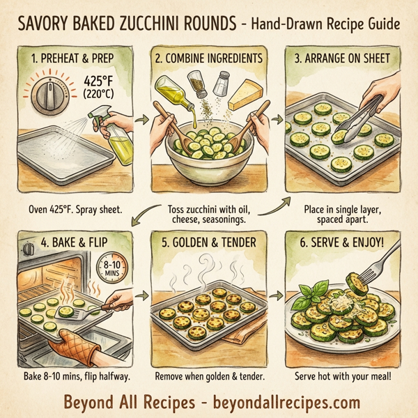 Savory Baked Zucchini Rounds instructions