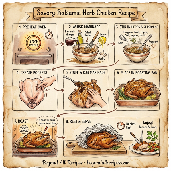 Savory Balsamic Herb Chicken instructions