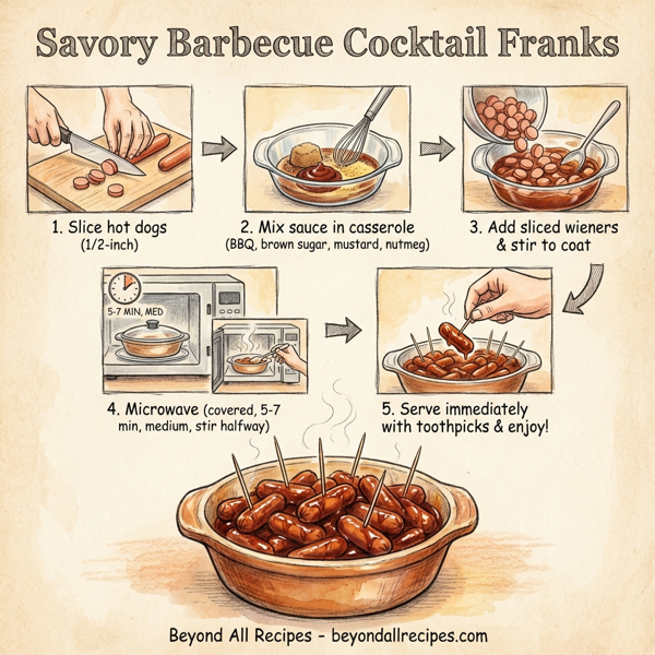 Savory Barbecue Cocktail Franks instructions