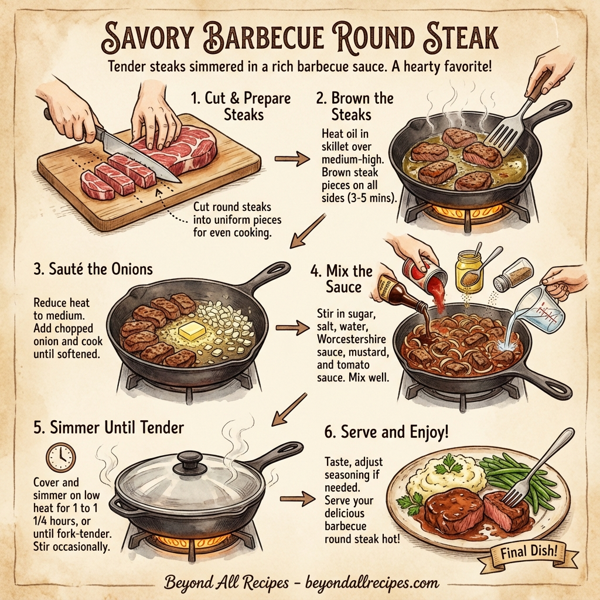 Savory Barbecue Round Steak instructions