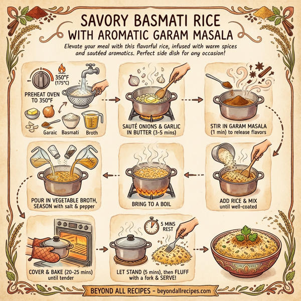Savory Basmati Rice with Aromatic Garam Masala instructions