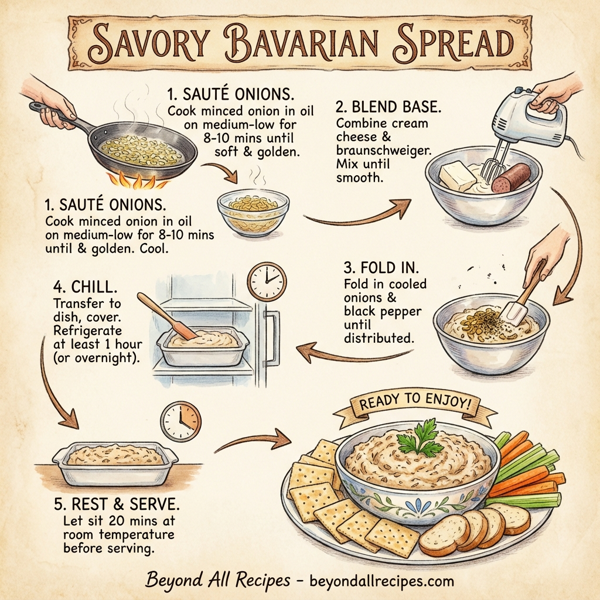 Savory Bavarian Spread instructions