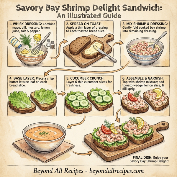 Savory Bay Shrimp Delight Sandwich instructions
