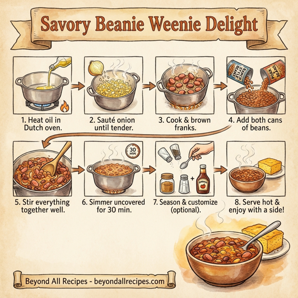 Savory Beanie Weenie Delight instructions