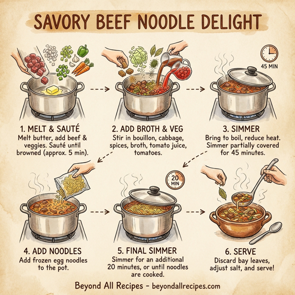 Savory Beef Noodle Delight instructions