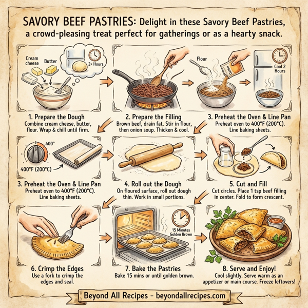 Savory Beef Pastries instructions