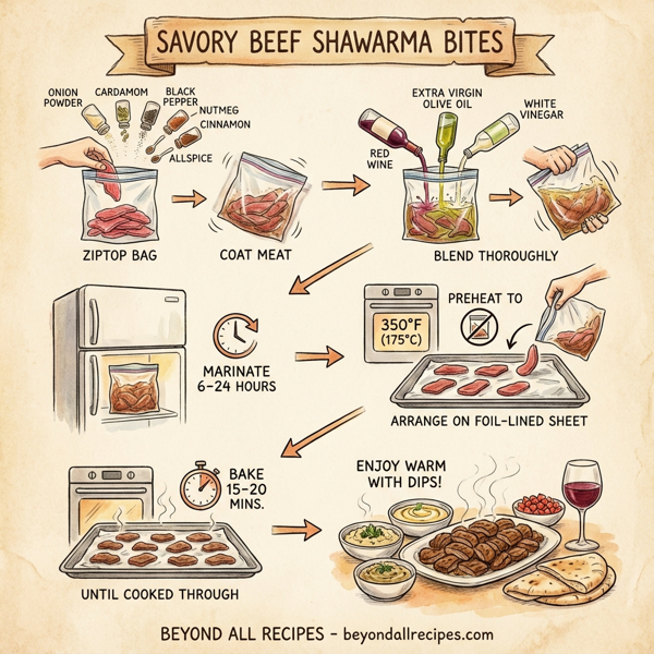 Savory Beef Shawarma Bites instructions