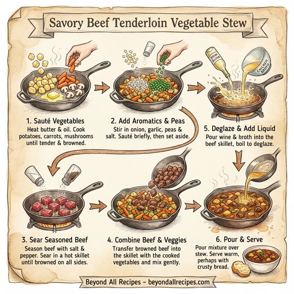 Savory Beef Tenderloin Vegetable Stew instructions