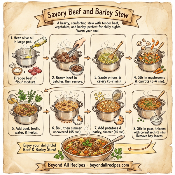 Savory Beef and Barley Stew instructions