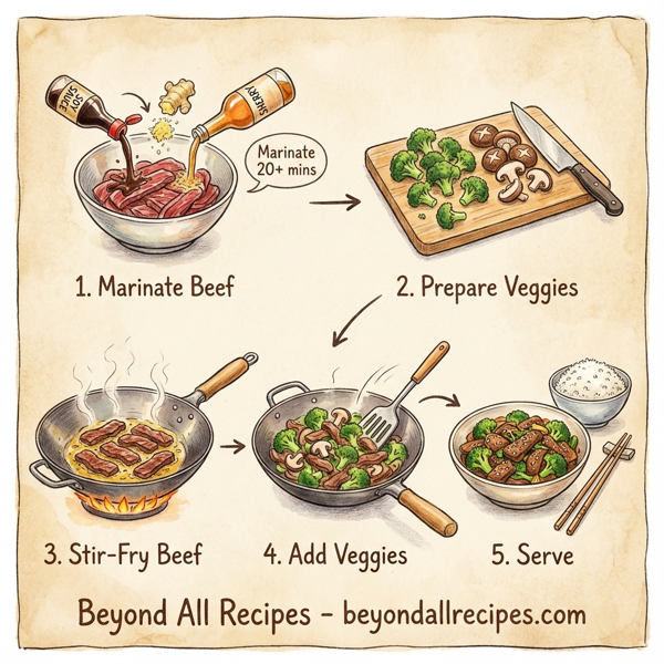 Savory Beef and Broccoli Stir-Fry instructions