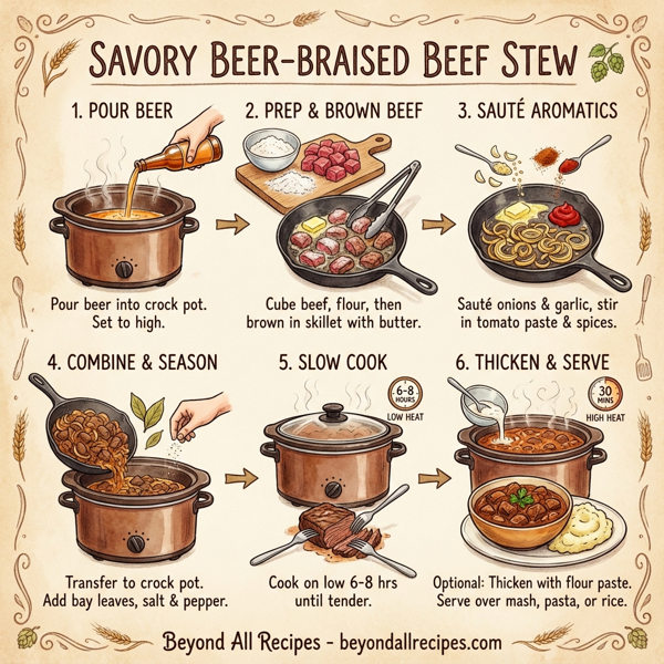 Savory Beer-Braised Beef Stew instructions