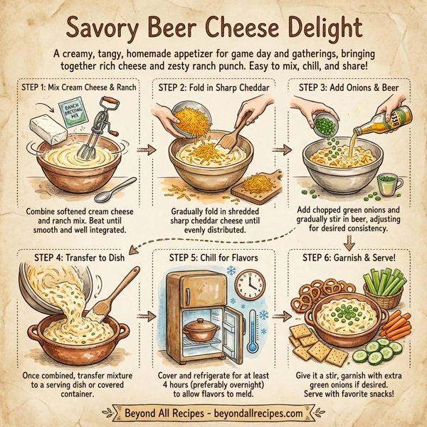 Savory Beer Cheese Delight instructions