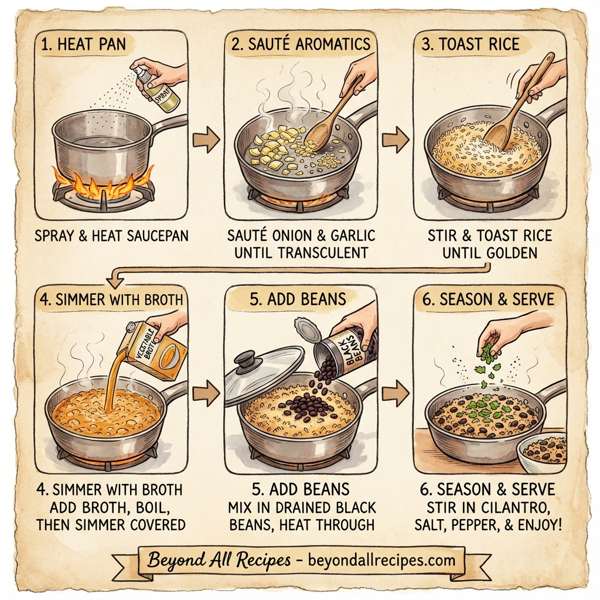 Savory Black Beans and Fluffy Rice Delight instructions