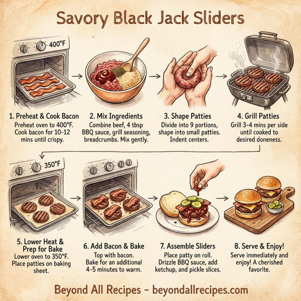 Savory Black Jack Sliders instructions