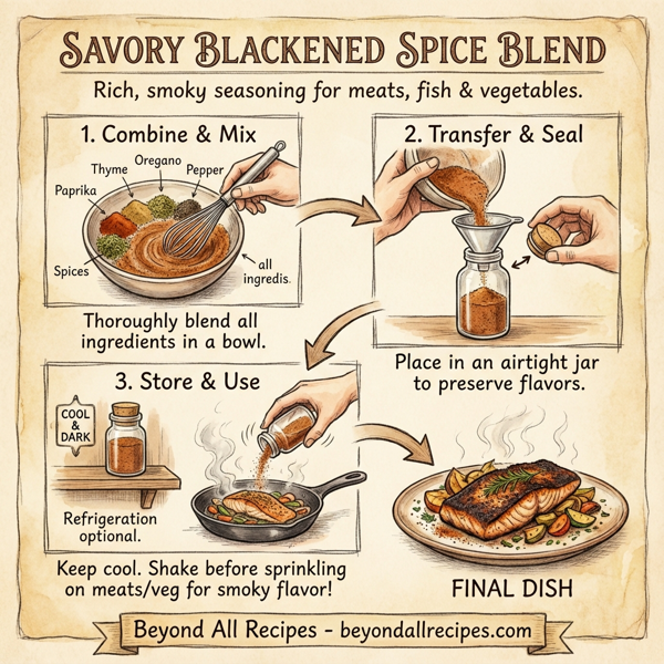Savory Blackened Spice Blend instructions