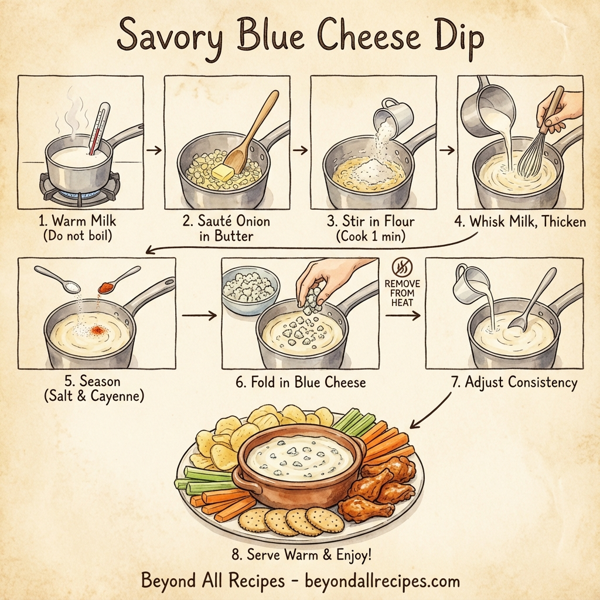 Savory Blue Cheese Dip instructions