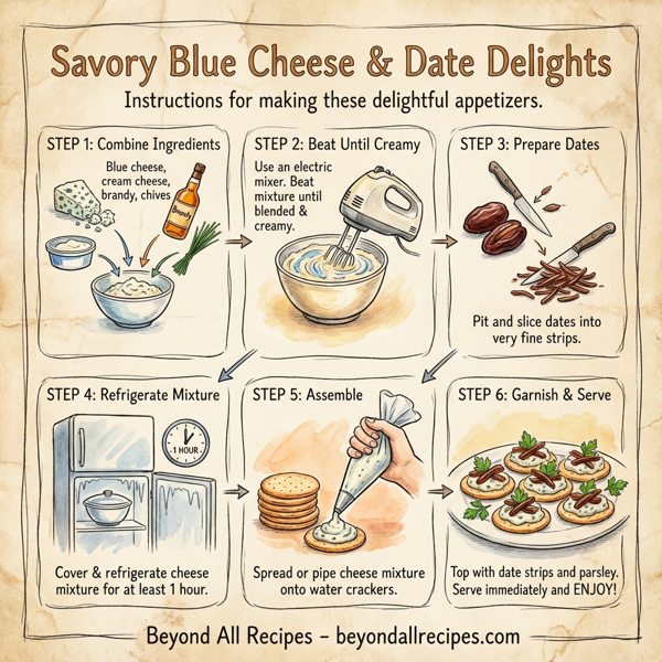 Savory Blue Cheese & Date Delights instructions