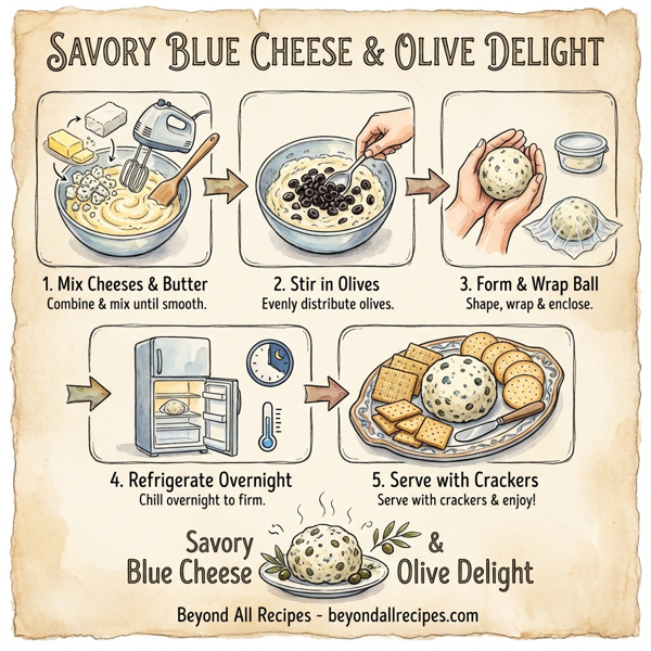 Savory Blue Cheese & Olive Delight instructions