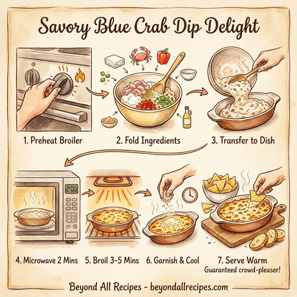 Savory Blue Crab Dip Delight instructions