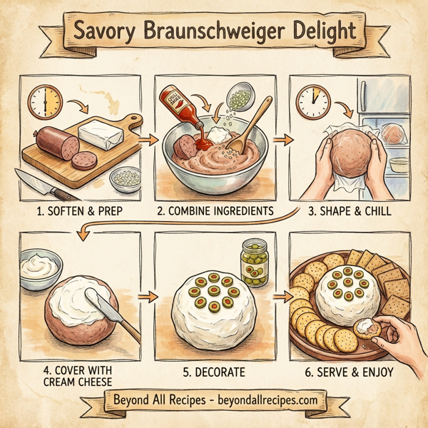 Savory Braunschweiger Delight instructions