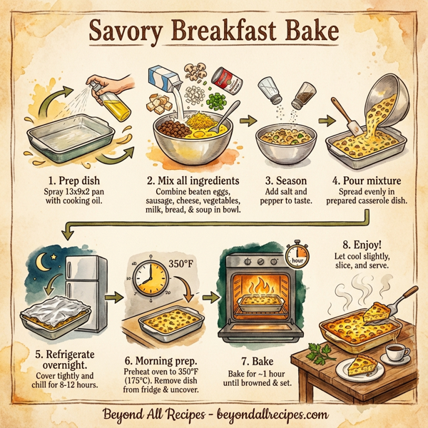 Savory Breakfast Bake instructions