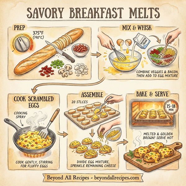 Savory Breakfast Melts instructions