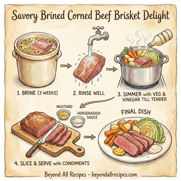 Savory Brined Corned Beef Brisket Delight instructions