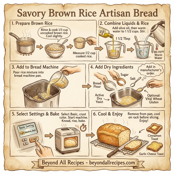 Savory Brown Rice Artisan Bread instructions