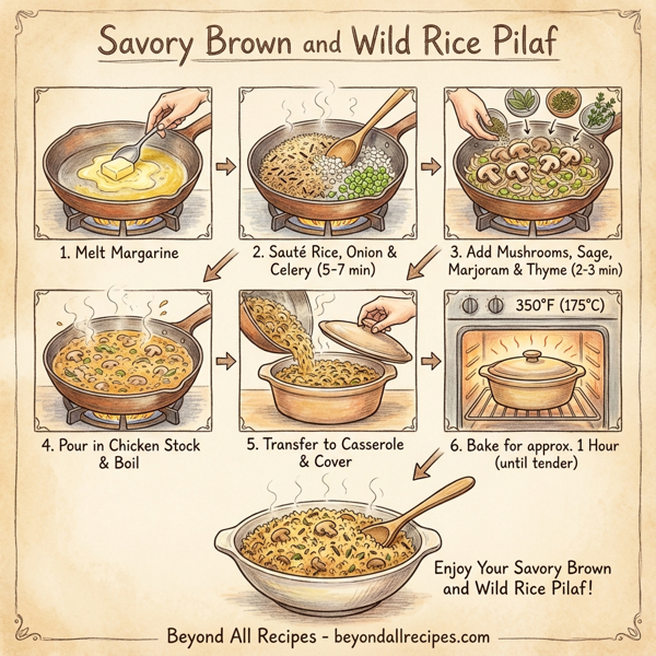 Savory Brown and Wild Rice Pilaf instructions